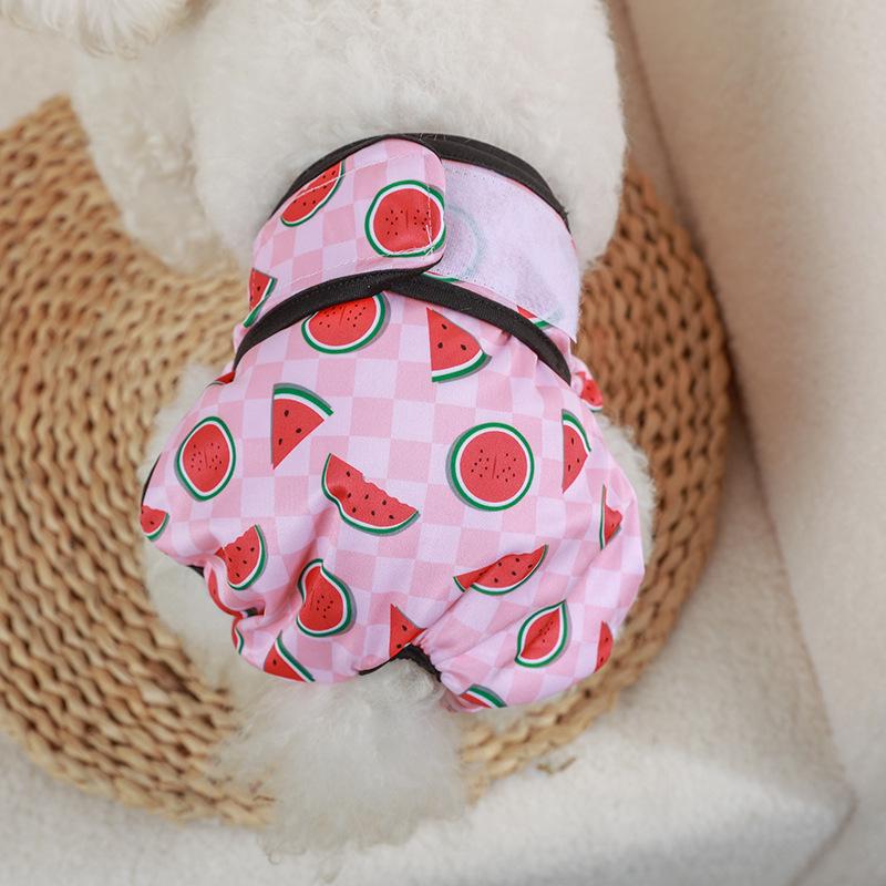 Pantaloni fisiologici per cani femmine - Pannolini mestruali e vestiti per animali domestici per primavera/estate.