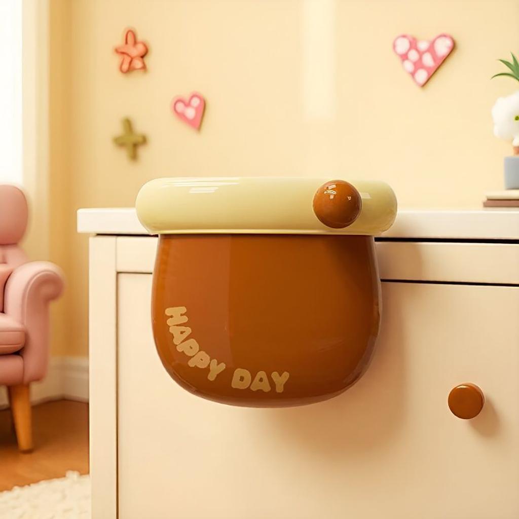 Refrigerator Magnetic Storage Box Punch-free Wall Mounted Dopamine Fridge Sundries Container Desktop Pen Holder