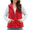 Women's Winter Warm Plush Jacket Front Opening Long Sleeve Wool Cardigan Fashion Plush Vest