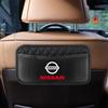 Car Back Seat Door Center Fashion Leather Storage Bag Accessories For Nismo X-trail Qashqai Juke Sentra Patrol Navara GTR