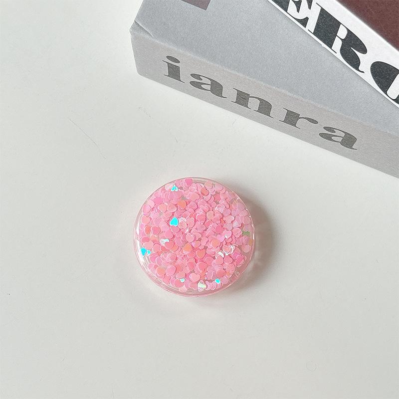 Color Sequined Mobile Phone Airbag Bracket Paste Type Small Fresh Women'S Ring Gift Party Company Logo Printing
