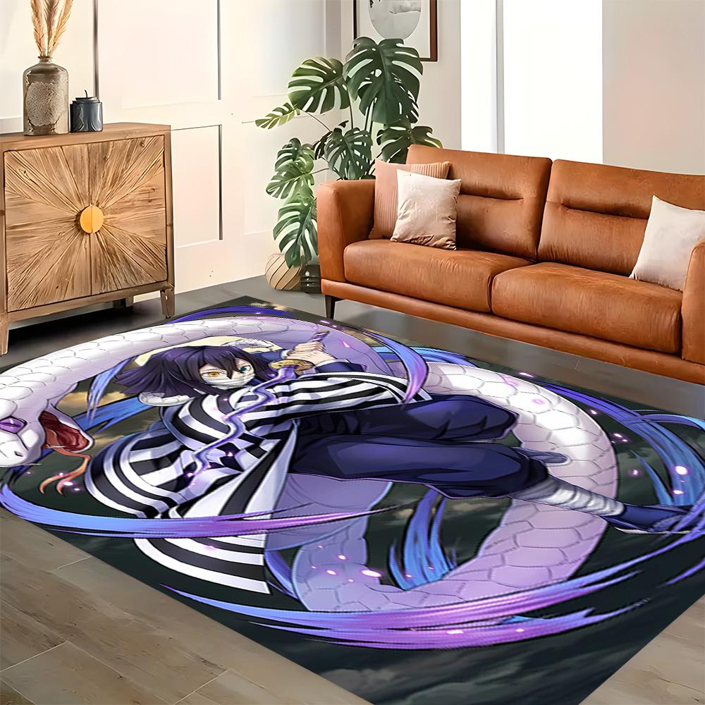 Demon Slayer rug for Living Room rug, Bedroom, Study Room, Hallway Decoration, Perfect for Home Decoration or Holiday Gifts
