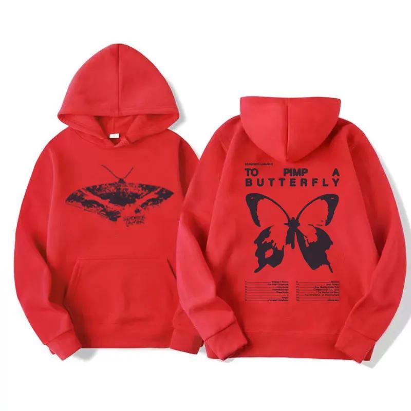 Kendrick Lamar Album To Pimp A Butterfly Tracklist Hoodie Men graphic Hoodie Aesthetic Long-sleeved sweatshirt