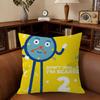 Dont Hug Me Im SScared  Pillow Covers Cartoon Sofa Decorative Home Doublesided Printing Short Plush Cute Cushion Cover
