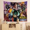 M-My H-Hero A-Academia Anime Tapestry Hippie Flower Wall Carpets Dorm Decor Cheap Hippie Wall Hanging