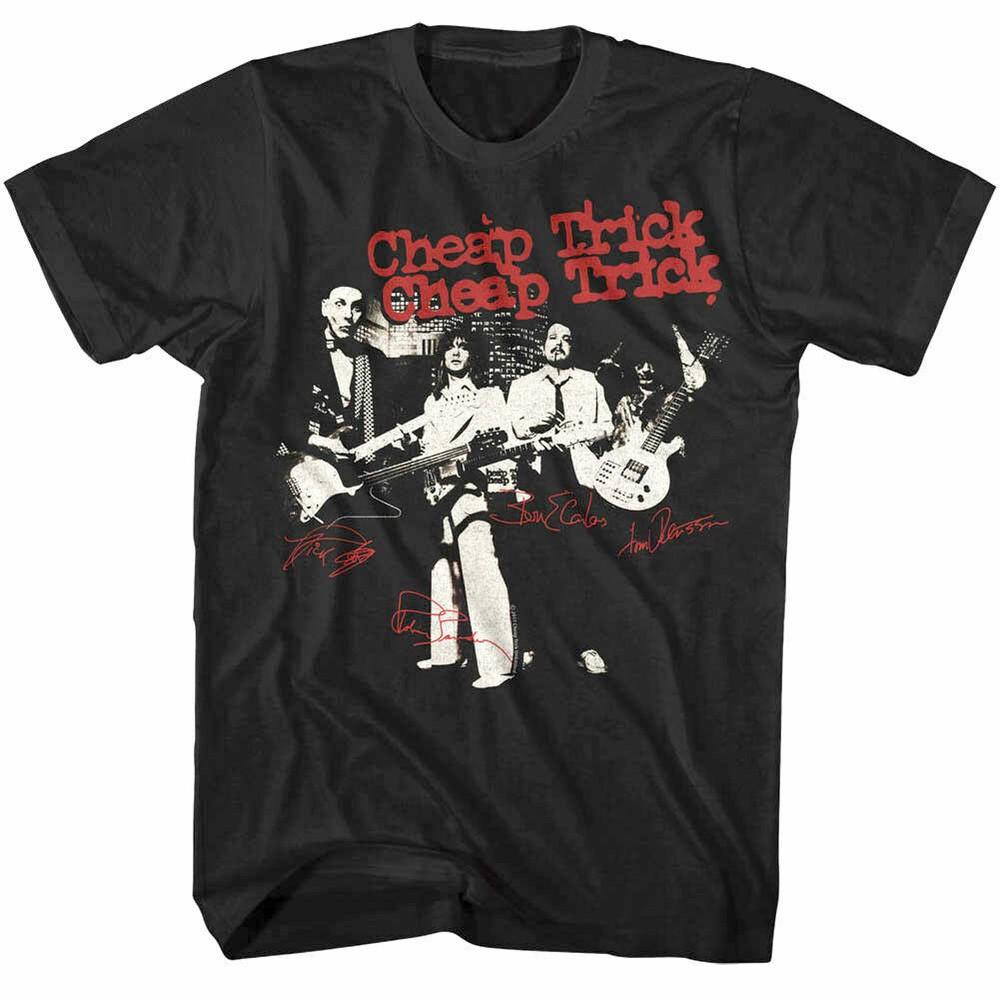 

Cheap Trick Band Autographs Men’s T Shirt Shirt For Music Fan Unisex T-Shirt S