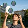 3Pcs Set Filled Toss Soft Fabric Football Bags Balls Juggling Balls