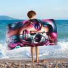 Pink Fruit Cherry Kids Beach Towels Microfiber Beach Towels for Boys Girls Sand Free Absorbent Toddler Pool Towels Bath Towel