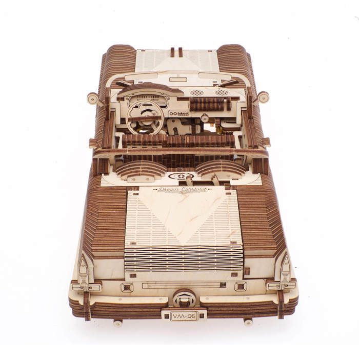 Wooden Model Car : Cabriolet VM-05, Mechanical Model