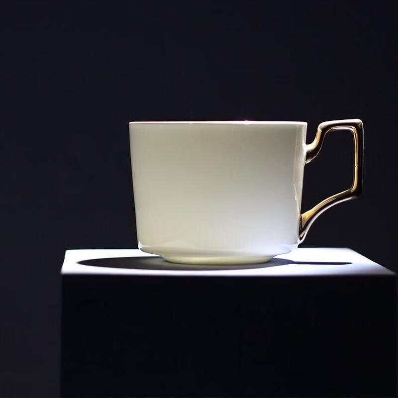 Shangqi Ceramic Coffee Cup and Saucer Set