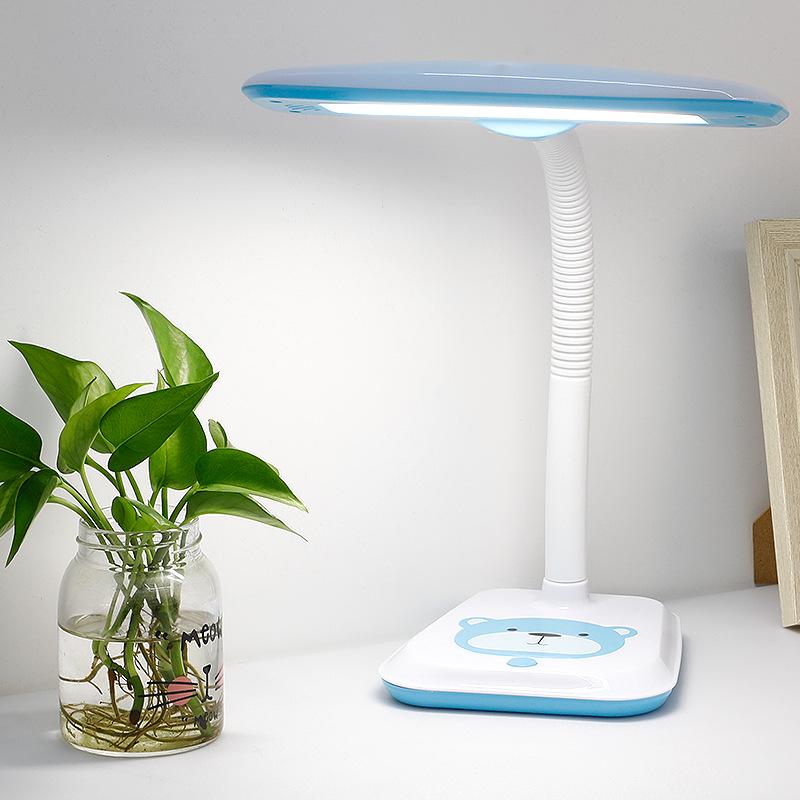 

Cartoon LED Desk Lamp: Eye Protection for Students & Children, Ideal for Bedroom or Dormitory Reading Button Switch