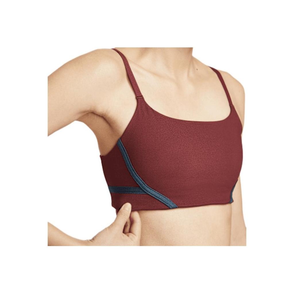 Nike Dri-Fit Convertible One Series Quick-Dry Soft Low-Intensity Support Sports Bra Women Underwear Dark-Team-Red HF5367-619