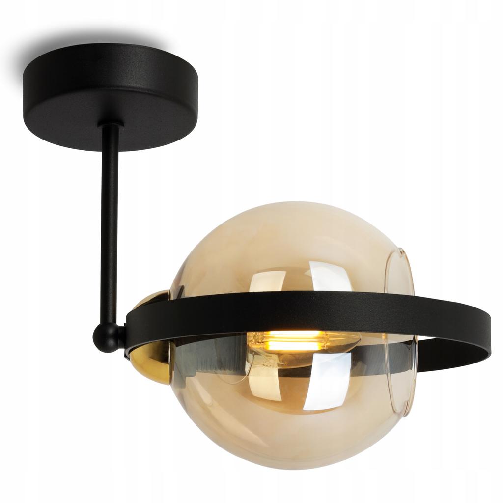 MODERN HONEY RING GLASS WALL LAMP