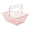 Rack Storage Basket Pink Desktop Finishing Cosmetics Jewelry Container