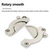 1 Set Woodworking Fastener Furniture Hinges Tabletop Connector Table Buckles Desk Combination For Wardrobe Cabinet Folding Shelf