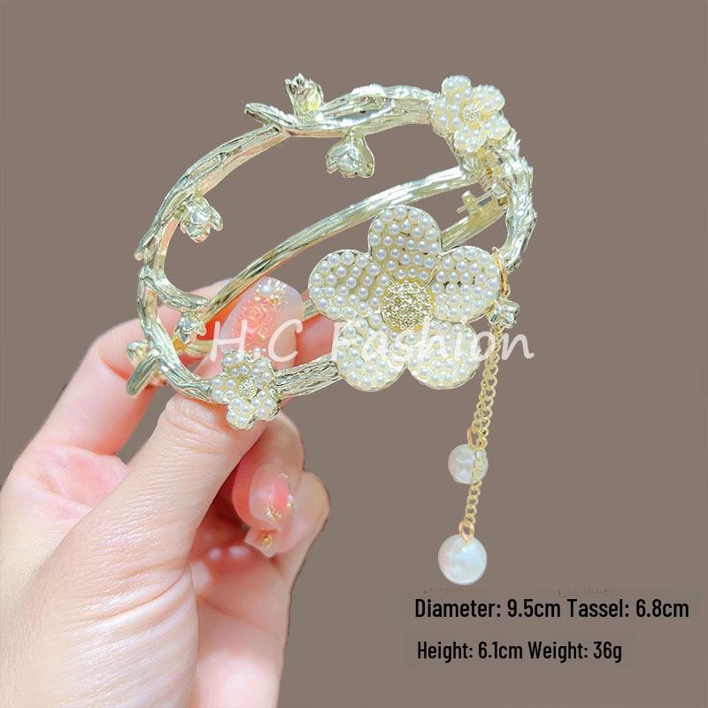 Luxury Fishtail Tassel Hairpin: Elegant Butterfly Twist Clip for Bun or Straight Hair