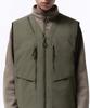 Musinsa Standard [City Leisure] Stitch V-Neck Padded Vest [Light Khaki]