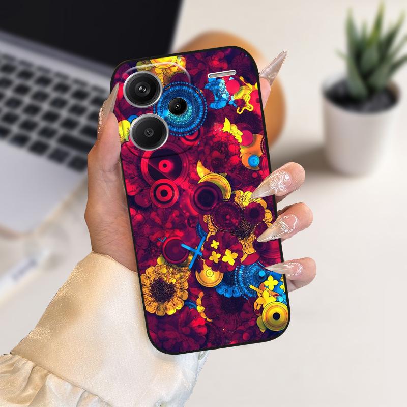 Cases For Redmi Note 13 Pro 4G 5G Soft TPU Silicone Phone Cover For Redmi Note 13 Pro+ Fundas 13 Pro Plus Protective Bumper Case