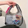 Reise tragbare Aufbewahrung Handtasche Leichtgewicht Kosmetik Dusch Caddy Tasche Große Kapazität Wasserdicht Trockenbeutel Toilettenartikel Organizer Tasche