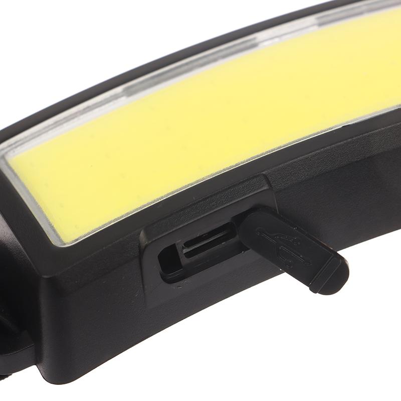 Cob Portable Led Headlights 3 Mode Outdoor Headlight Built In Battery Usb Rechargeable Head Lamp Camping Fishing Climbing Lanter
