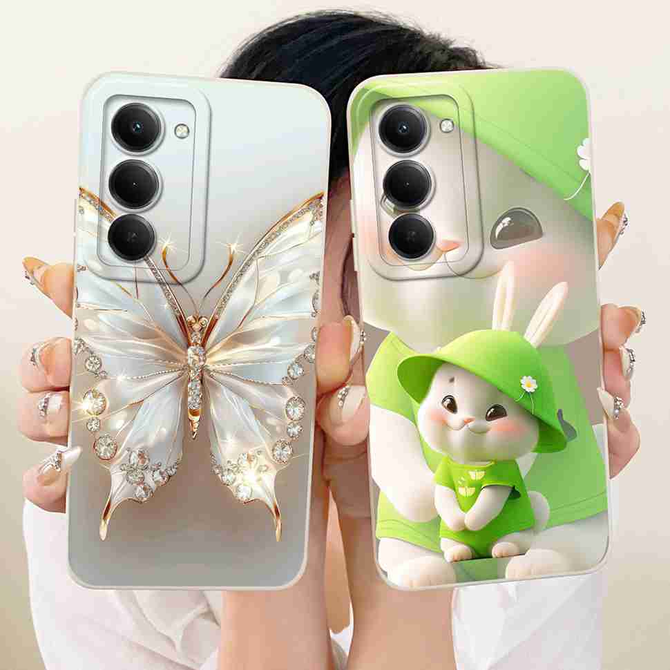 For Xiaomi Redmi 15 4G Case Lovely Cat Rabbit Cover Soft Silicone Phone Case For Xiaomi Redmi 15 Redmi15 4G Bags 6.9''