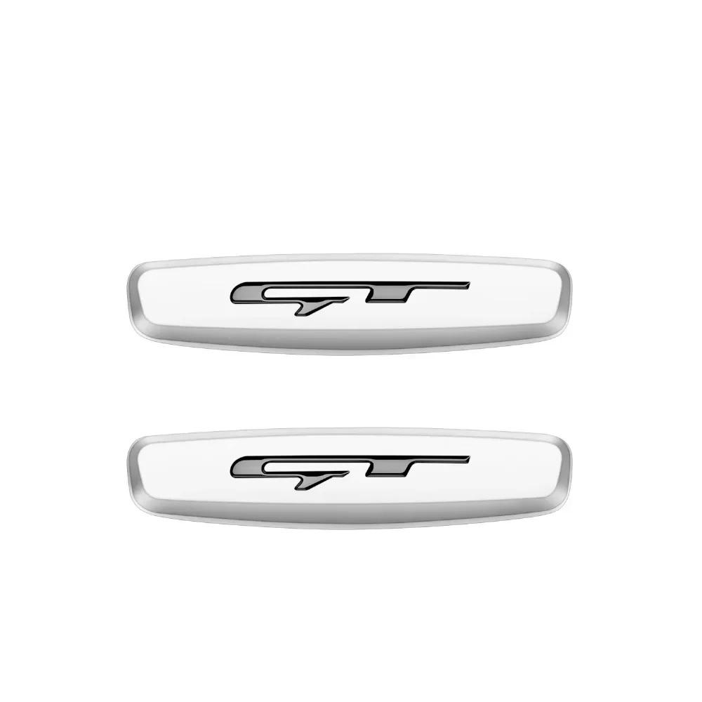 GT Badge Seat Sticker 2pcs Interior Chairs Seat Sticker For KIA CARNIVAL SPORTAGE Stinger Optima Rio Ceed K5 K3 K4 KIA Sticker