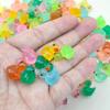 300Pcs Luminous Resin Ducks Small Duck Mini Ducks Miniature Characters Garden Landscape Aquarium Dollhouse Potted Plants Decorations Party Favors