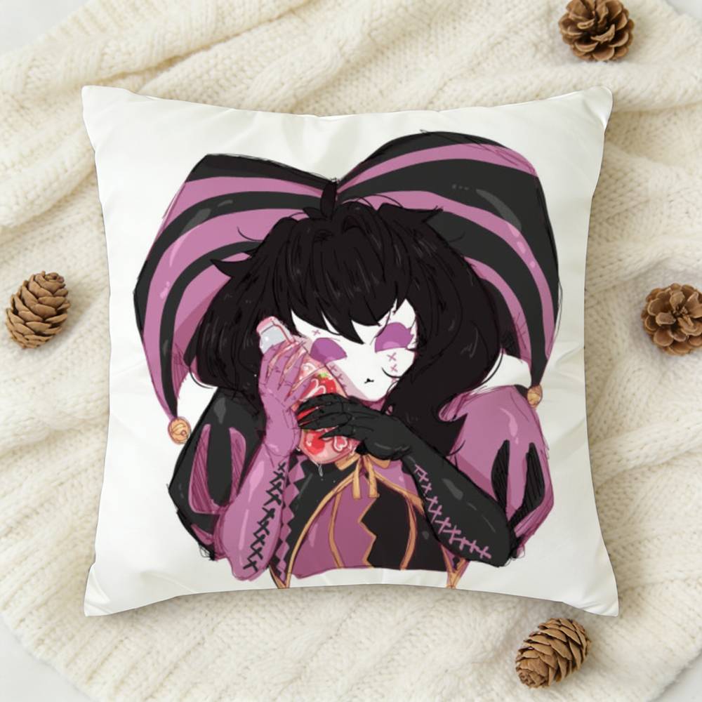 Columbina Doublesided Printed Square Decorative Cushion Cover for Sofa Living Room Home Decor