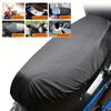 Motorrad Regen Sitzbezug Universal Flexibel Wasserdicht Sattelbezug Schwarz Staub UV Sonne Schutz Genäht Motorradzubehör