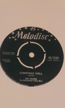

7inch Record JIM EANES THE SHENANDOAH VALLEY BO Christmas Doll It Wont Seem Like 451530 Melodisc 1959 UK World Music Used