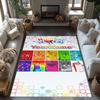 Numberblocks Personalized Name Floor Mat Design for Hallway Living Rooms Foyer Dining Room Antislip Carpet Anime Office Decor Best for Christmas
