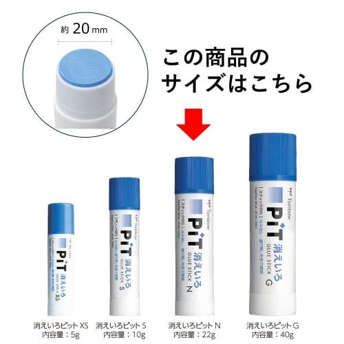 Tombow Pencil Glue Stick Disappearing Pit N PT-NC Blue Body Size: 25x100mm/Capacity Approx. 22g/40g