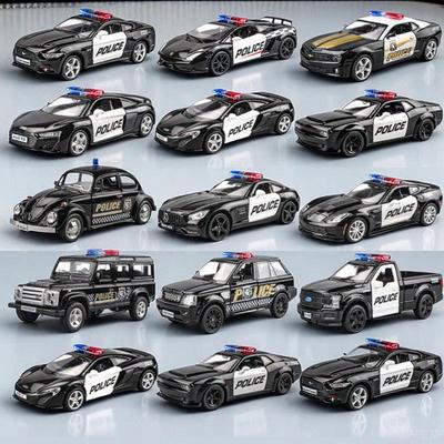 Série Carro de Polícia Volkswagen Mercedes Benz Dodge Lamborghini McLaren Ford Chevrolet Corvette Diecasts & Veículos de Brinquedo RMZ city 1:Modelo de Liga 36