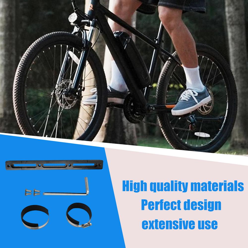 Ebike Battery Mount Adapter Aluminum Alloy EBike Battery Box Bracket Aluminum Alloy Ebike Battery Mount Adapter Bicycle Battery