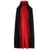 For Vampire Cloak Cape Stand-up Collar Cap Reversible for Halloween Costume Themed Party Cosplay Men Women Beige S-Good