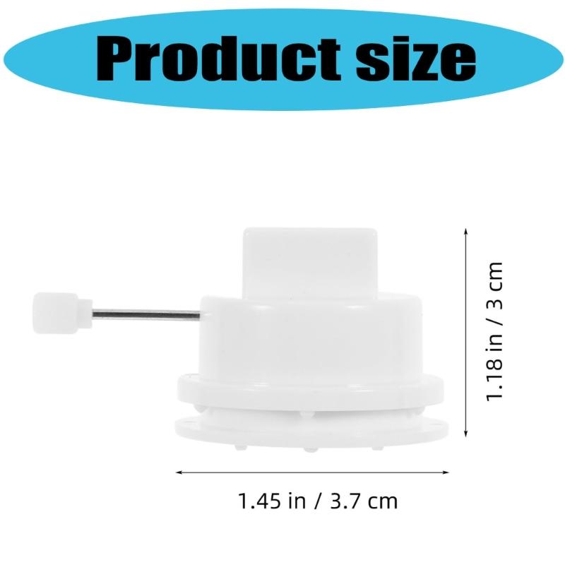 3 st Klockverk Vingrörelse Del för Gosedjur Lätt att Installera Uppdragbar Robot Projektleksak Ersättning Rullmekanism