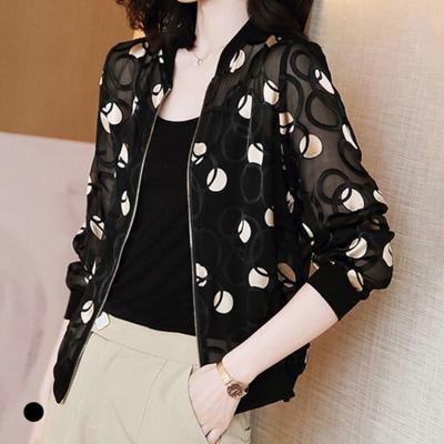 Hwase Sheer Ring Circle Jacket Hl6mjp001c