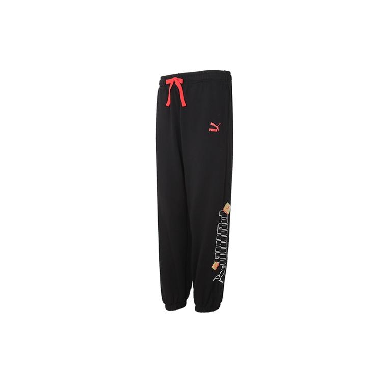 PUMA YOTOX Sweatpants Black Red Men s 531300-01 M