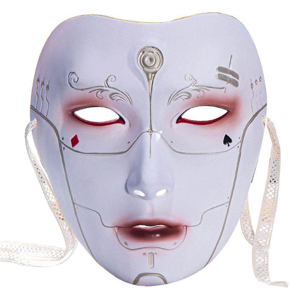 Male Adult Machinery Mask Party Supplies Anime Cosplay Pros Ancient Style Face Mask  Nightclub