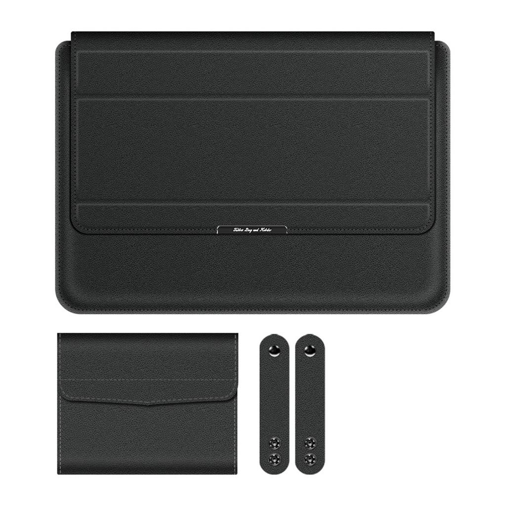 13/14 Inch 3 In1 Laptop Sleeve Case Waterproof PVC Foldable Stand Wrist Rest Protective Notebook