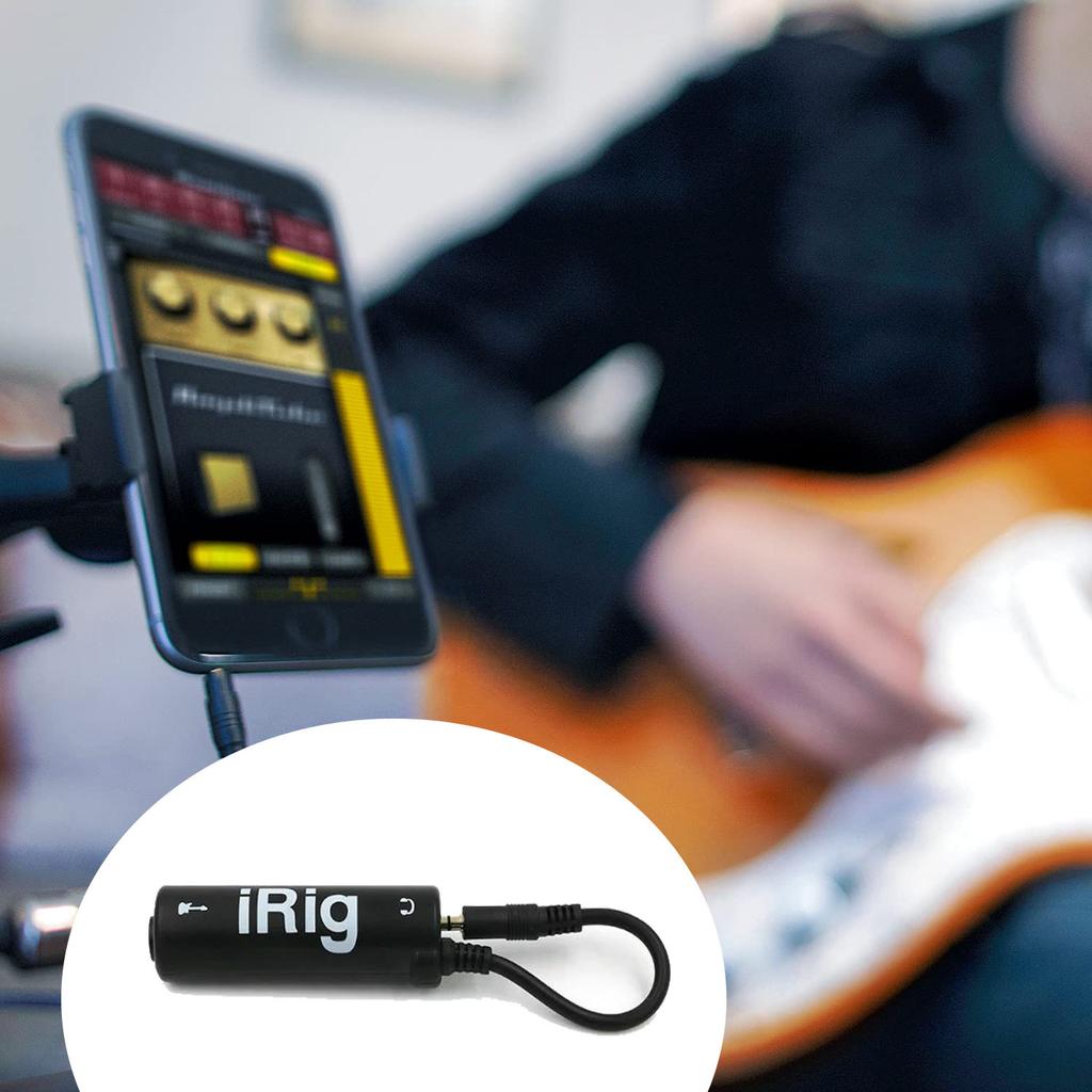 1 Pc Guitar Interface Converter 3.5mm Audio Cable with Low Background Noise, High Fidelity Frosted Anti Scratch Feature