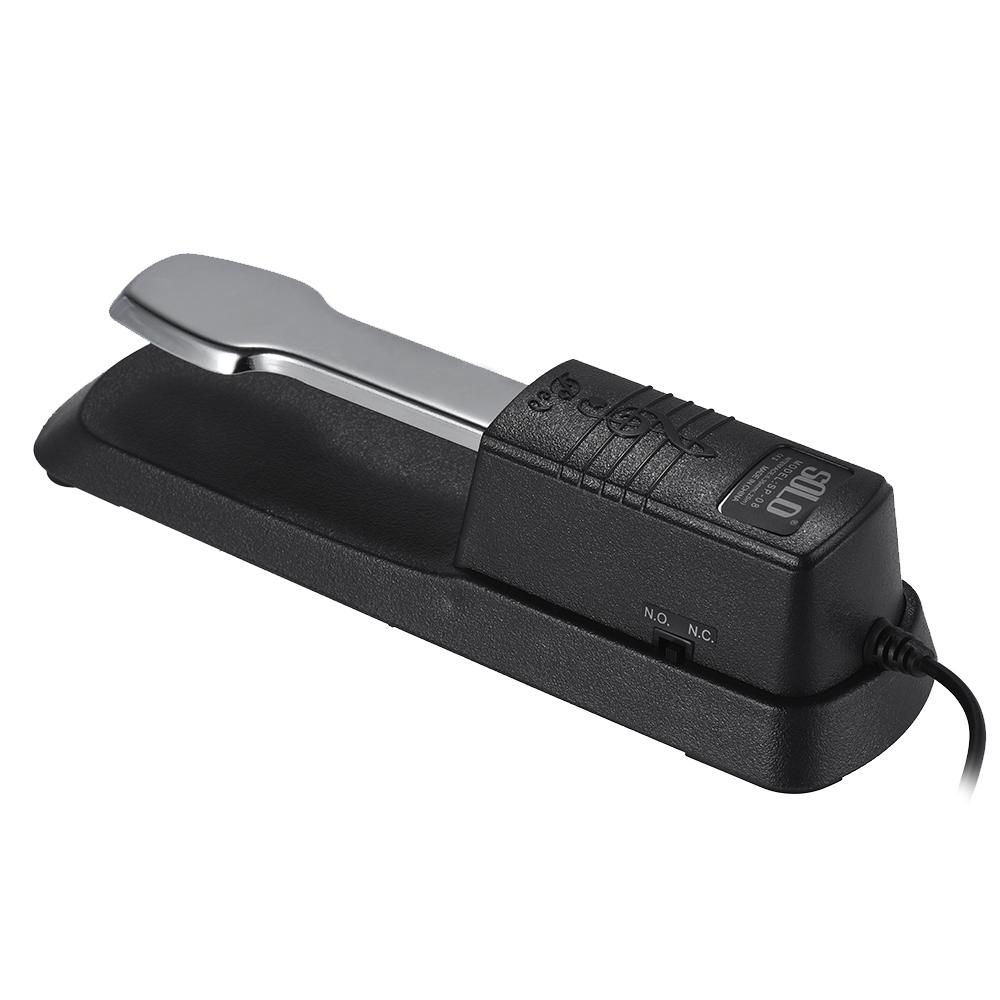 Universal Piano Sustain Pedal Keyboard Foot Damper Pedal with 6.35mm Plug for Casio Yamaha Roland Electronic Organ MIDI