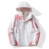 Waterproof 3-in-1 Hooded Mountaineering Jacket for Couples: Men & Women’s Winter Outdoor Windbreaker