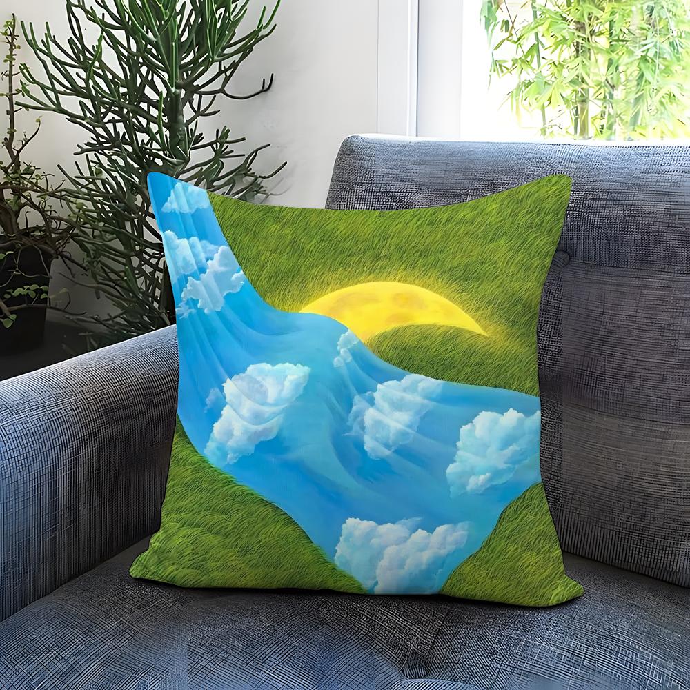 

Hot MMulgil Kiming Cushion Cover Comfortable Reversible Pillow Cover Ideal for Car Sofa Bedroom Beyond 30X30cm