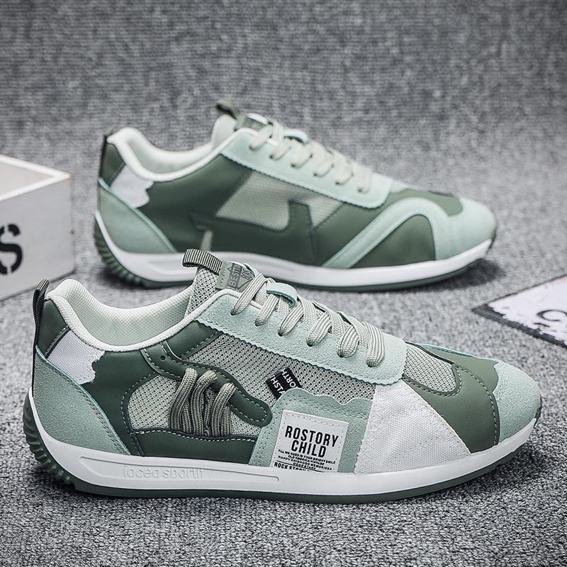 Mesh Casual Sneakers For Men Comfortable Sport Walking Shoes Male Breathable Running Flat Shoes Men’s British Style Sneakers