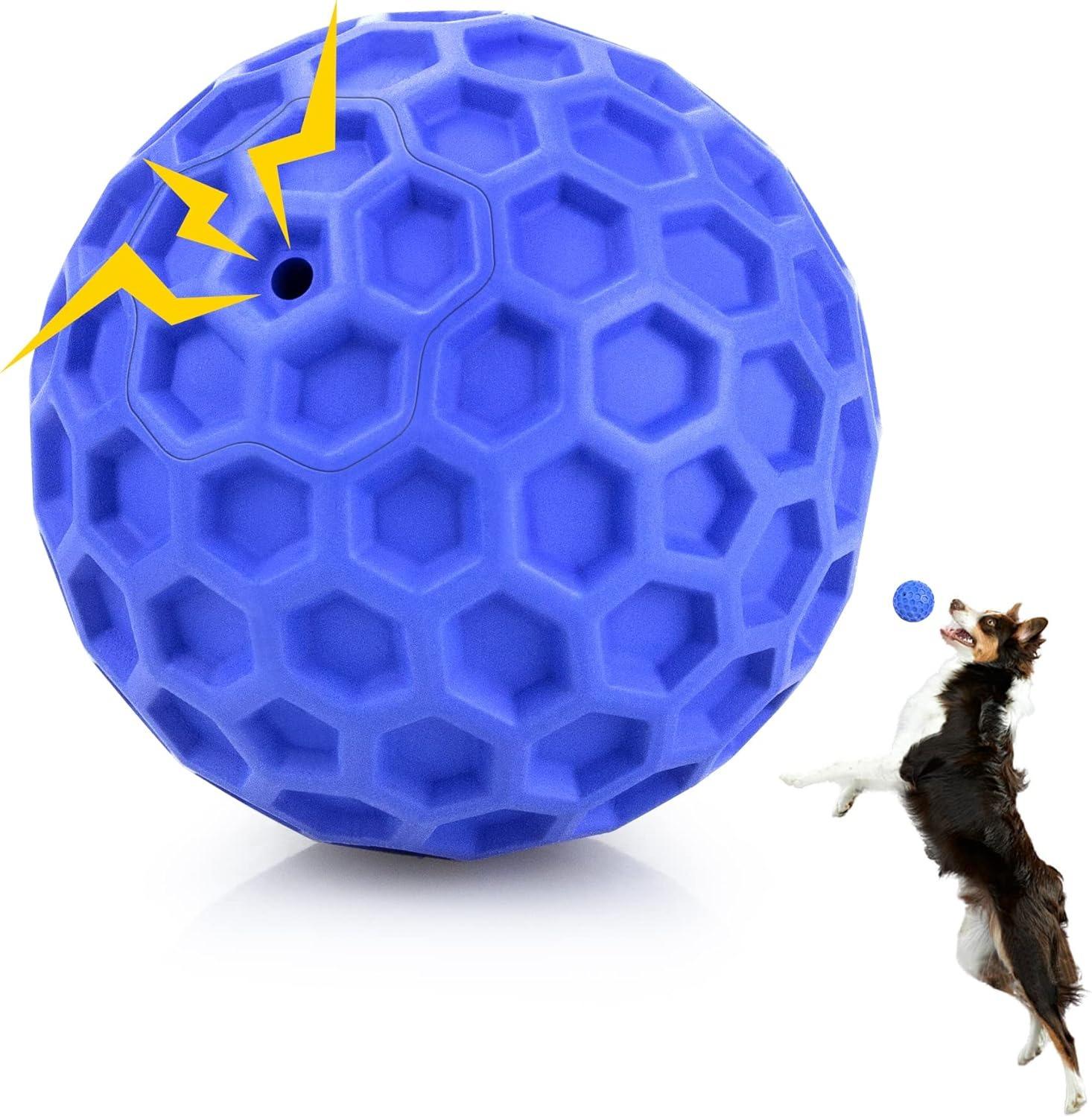 

Dog Toy Ball Automatic Interactive Pet Rolling Moving Bouncing for Puppy to Large dog Chew Toy pet products dog puzzle toys 2.1in синій