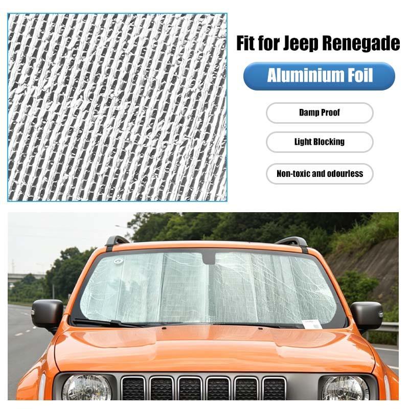 Parasole Anteriore per Parabrezza Auto Tenda Finestrino Parasole Pieghevole Copertura Visiera Parasole Adatta per Jeep Renegade 2016 in Su Accessori Interni Auto, 1 pz