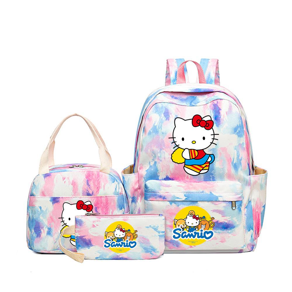 Student Schoolbag Large-Capacity Printing Junior High School College Student Casual Simple Backpack