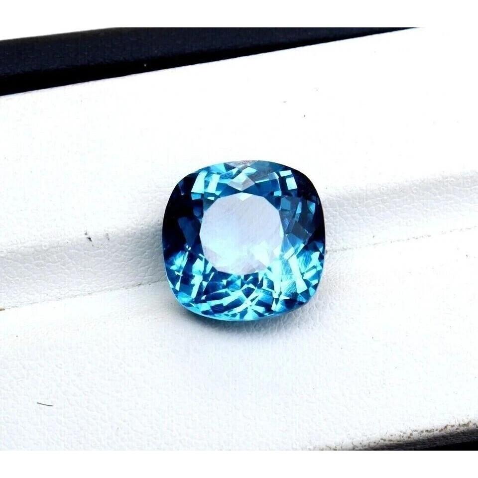 Natural Santa Maria Blue Aquamarine 14.85 Ct Cushion Cut Stunning Gemstone