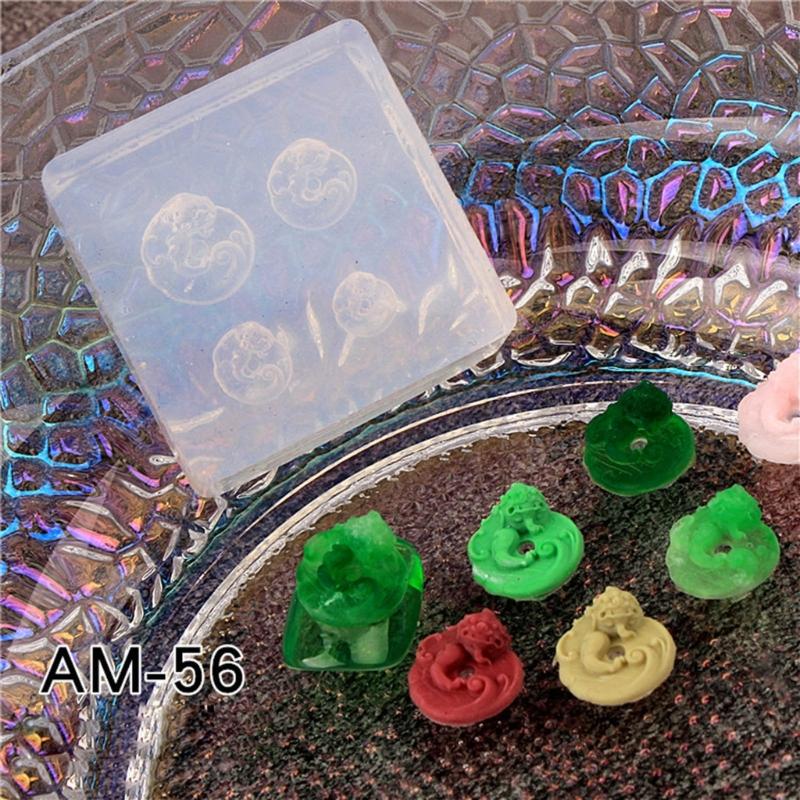 Ballet Style Nail Art Silicone Mold 3D Dragon Bowknot Resin Casting Molds DIY Nail Art Making Tool Template Epoxy Resin